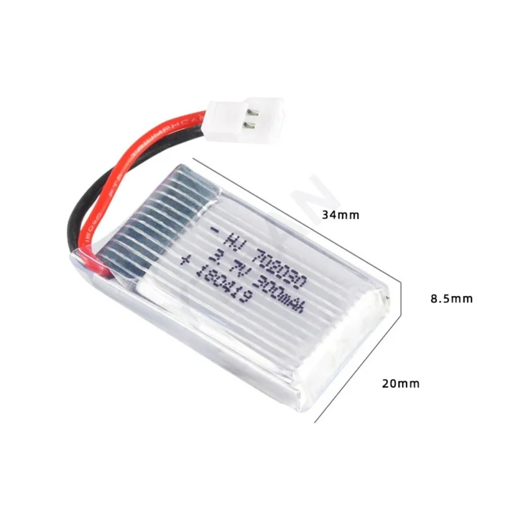 3.7V 300mAH Lipo Battery For U - Eachine Drone E010 recension och pris