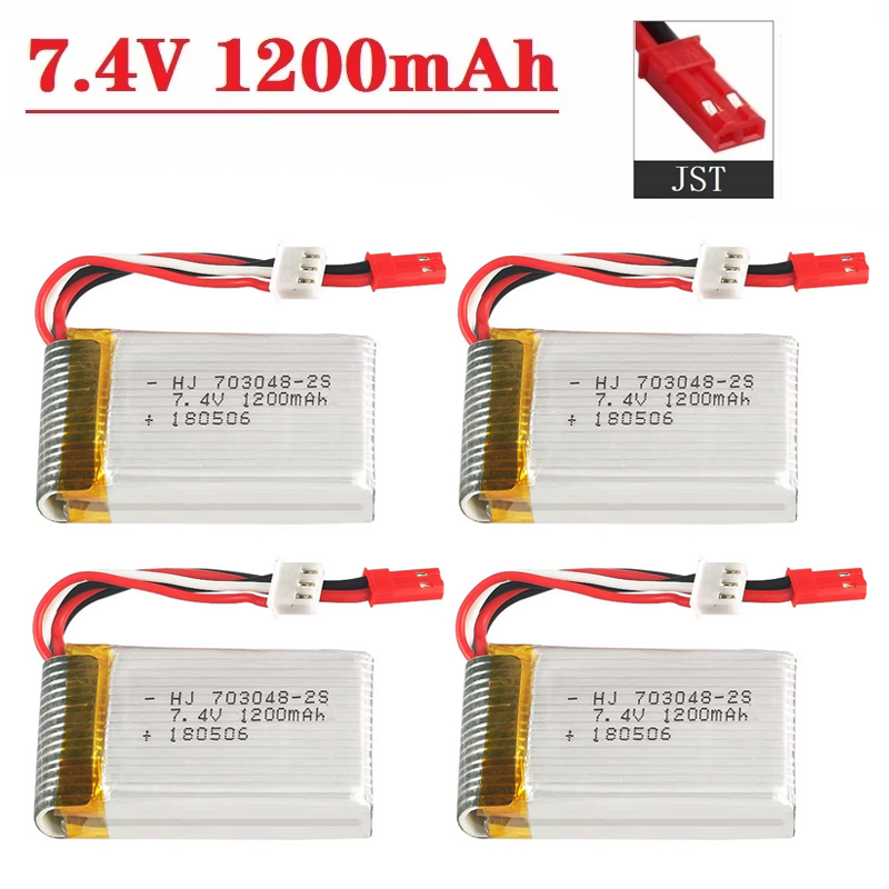 Lipo Battery 2S 7.4V 1200mAh 7 - Eachine Drone E010 recension och pris