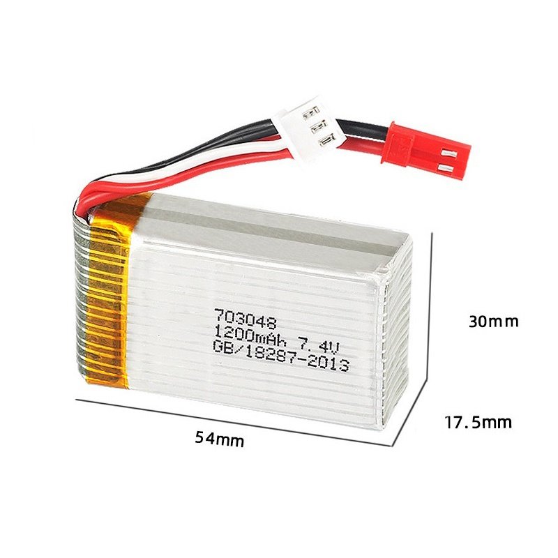 Lipo Battery 2S 7.4V 1200mAh 7 - Eachine Drone E010 recension och pris