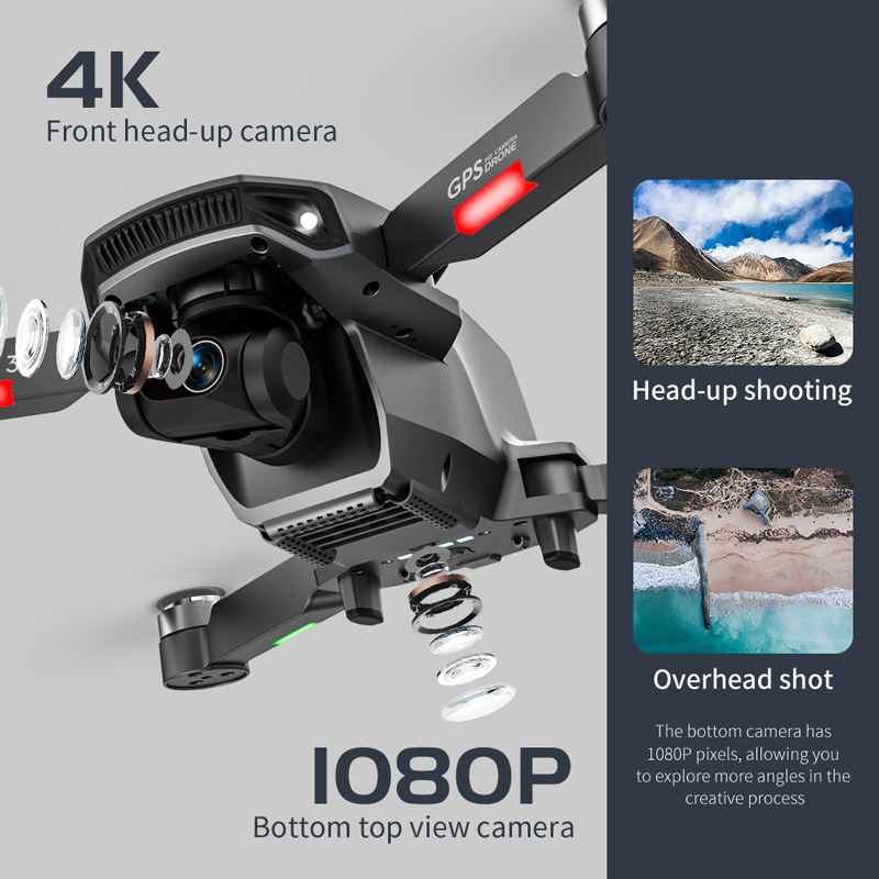 L106 Pro 3 Drone 5G WIFI FPV F - Drone Camera With Gimbal recension och pris